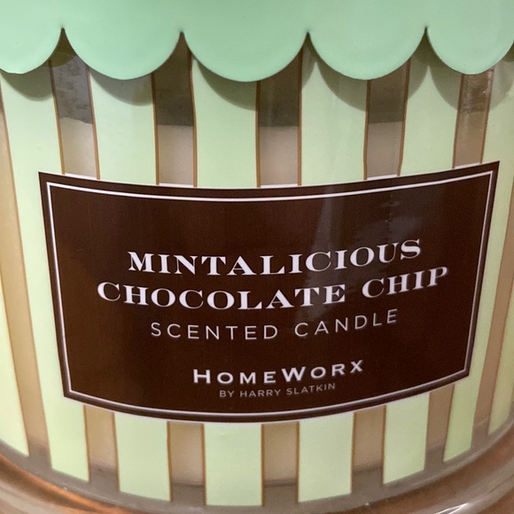 NEW Mintalicious Chocolate Chip candle - Homeworx by Harry Slatkin - Picture 1 of 3
